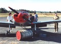 24 April 1993 VH-EME after test flight with leaking fuel tank
